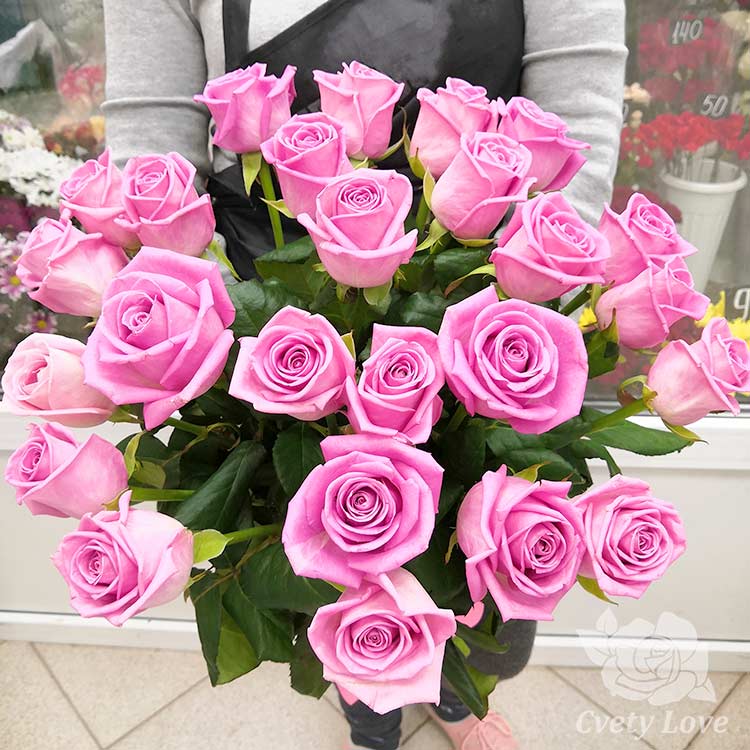 Букет из 25 эквадорских роз